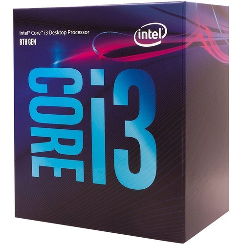 Processador Intel Core I3 8100 8ª Ger 3.6 Ghz 6mb Lga 1151