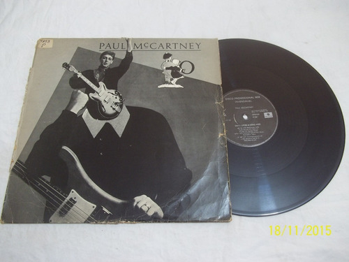 Lp Vinil - Paul Mccartney - Once Upon A Long Ago Mix Single 