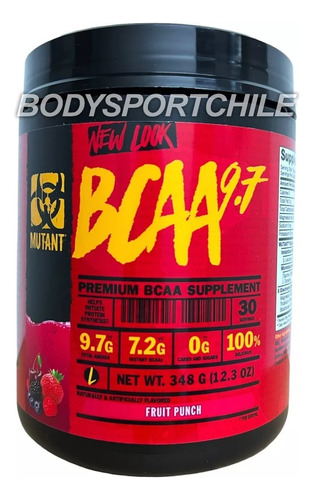 Aminoacido Bcaa En Polvo Mutant 9,7 - 30 Serv - Fruit Punch