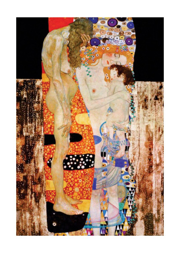 Poster - Gustav Klimt As Três  Idades (29cm X 42cm)