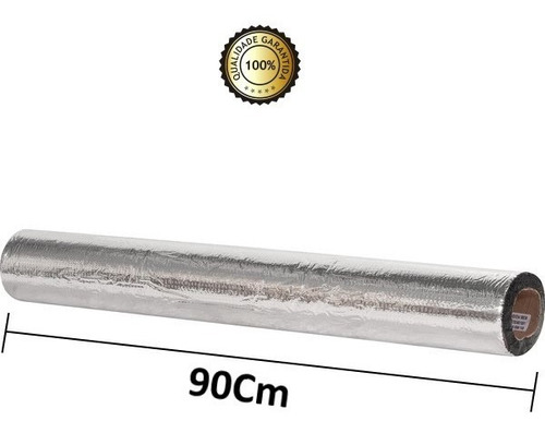 Manta Asfáltica Aluminizada Auto Adesiva- 90cm X 10m 4 Pçs