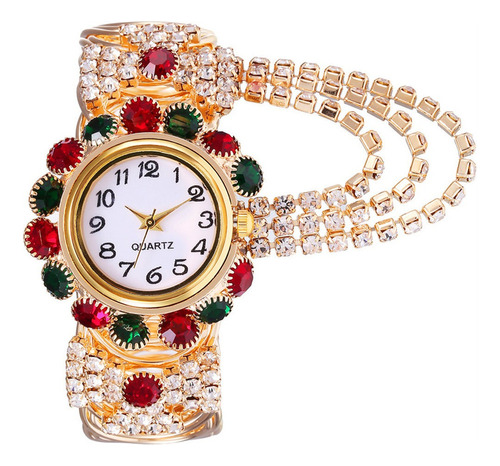 Reloj Inglés Con Diamantes For Mujer