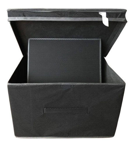 Caja Organizadora 20x40x30 Cm Negro Dekora