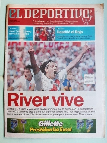 River 2 Boca 0 / El Deportivo / Año 2007