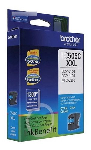  Tintas Brother Lc505 Xxl Original Cmy J100 J105 J200 C/iva