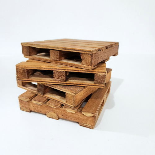 Posavasos Mini Pallets Madera Lisa (Usado)
