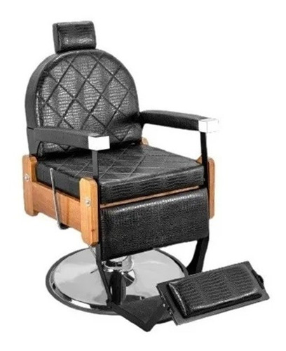 Cadeira Poltrona Barbeiro Salão Reclinável London Barber