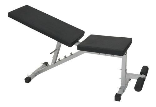 Imagen 2 de 9 de Banco Pesas Multiposicion, Gym, Para Cross Fit, Pies Slv/blk