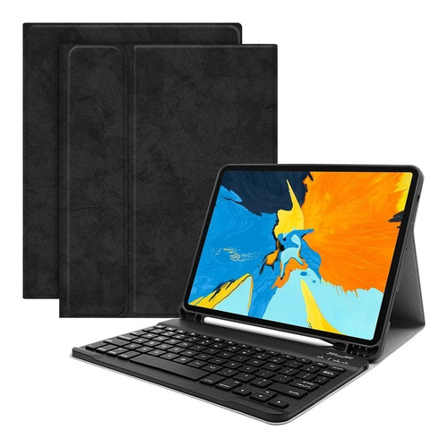 Capa Teclado Bluetooth iPad 6 Air 2 9.7 A1566/a1568 Silicone