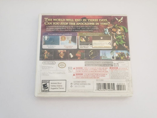 Juego Zelda Majora's Mask 3ds