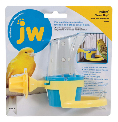 Jw Pet Company Bird Cage Clean Cup Feeder & Waterer - El Com