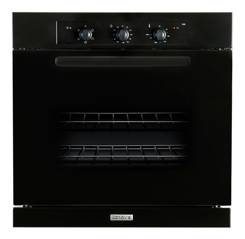 Horno empotrable eléctrico Longvie Standard HE1500 68.5L negro 220V