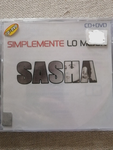 Cd + Dvd Sasha. Album Simplemente Lo Mejor De Sasha