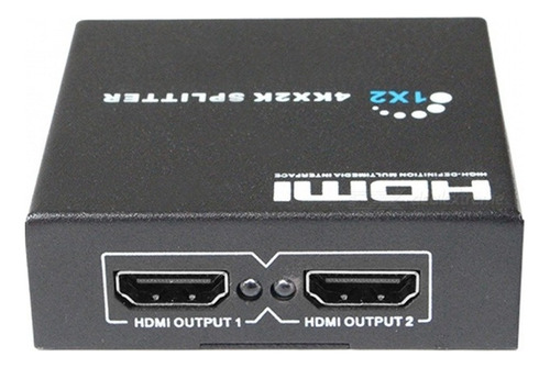 Amplificador de sinal ativo HDMI Splitter 1x2 1080p 2k 4k