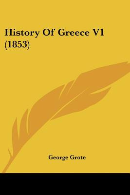 Libro History Of Greece V1 (1853) - Grote, George