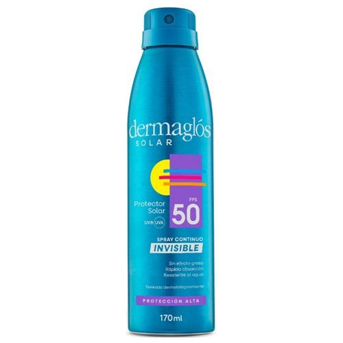 Dermaglos Solar 50 Resist Spray Invisible 50 Fps 