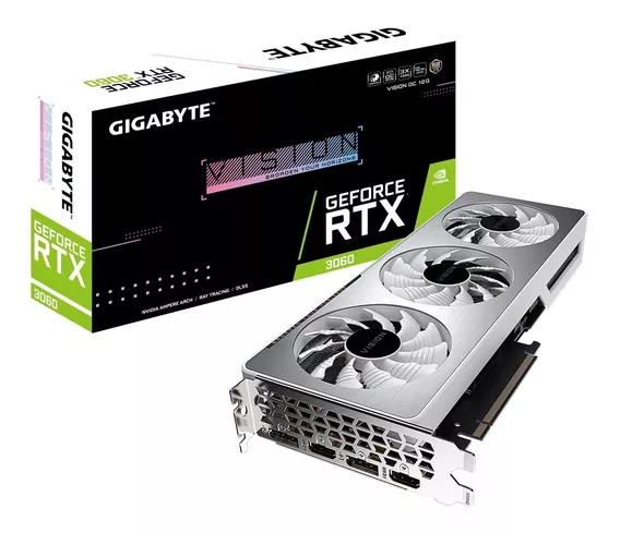 Placa De Video Gigabte Rtx 3060 12gb Vision Pc Gddr6