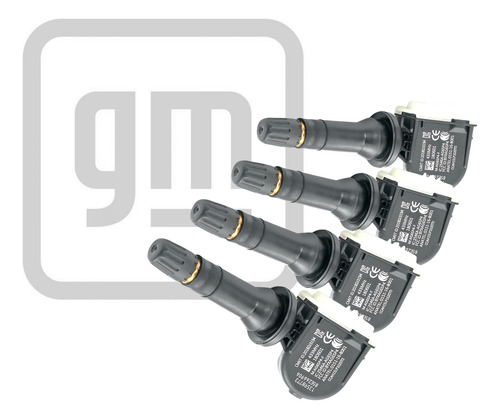 Sensor Pressão Pneu Captiva Camaro Gm Equinox Tpms (4 Unid)