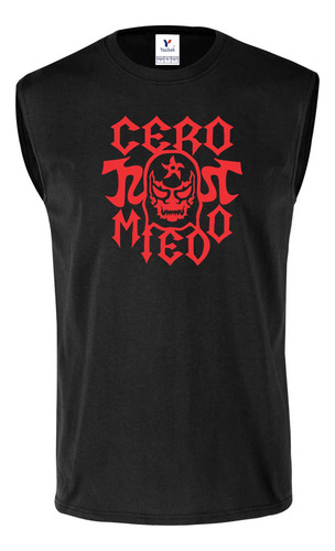 Playera Sin Manga Pentagon Jr Logo Cero Miedo