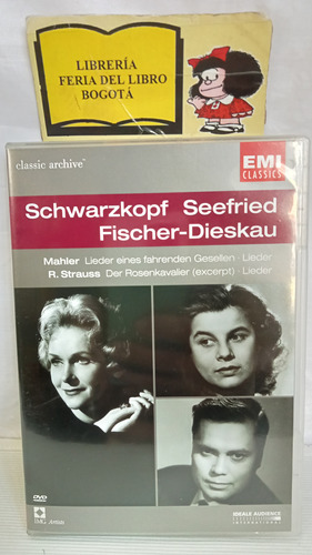 Schwarzkopf Seefried & Dieskau - 3 Cantantes De Opera - Dvd