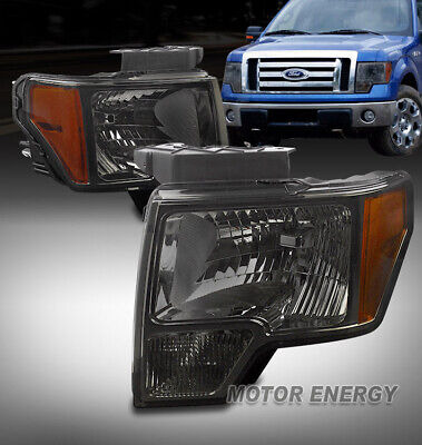09-12 Ford F-150 Pickup Truck Crystal Headlight Lamp Smo Nnc