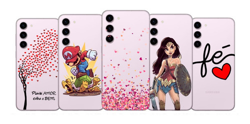 Capa Capinha Para Galaxy S23 Personalizada + Pelicula 3d