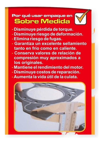 Junta De Cabeza Sobremedida Nissan Frontier 4.0 L 6 C 05-20