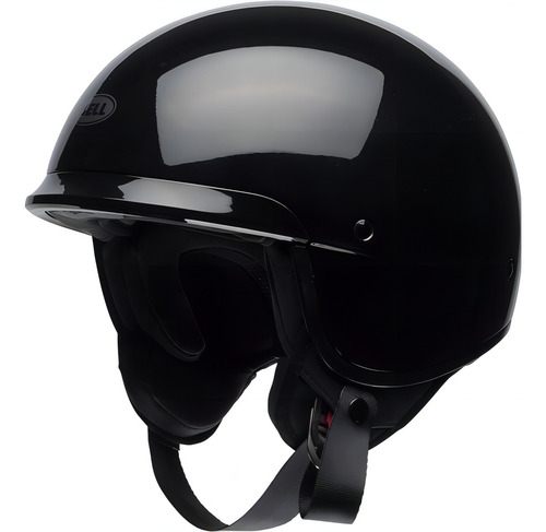 Capacete Bell Scout Air Preto Brilho Com Viseira Fumê Adi