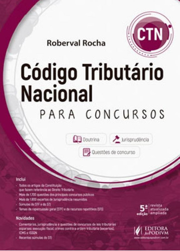 Código Tributário Nacional Para Concursos