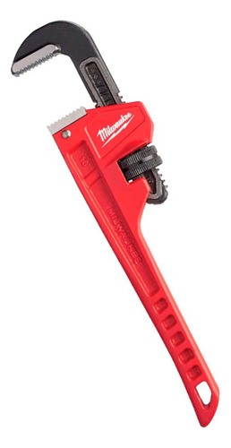 Llave Stillson 10 Milwaukee 48-22-7110 Color Rojo