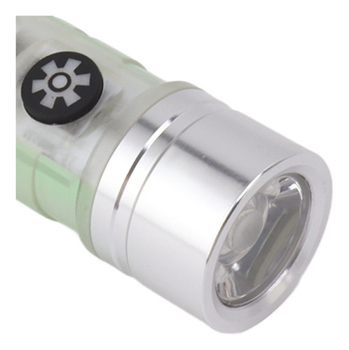 Linterna De Llavero Pequeña Blanca Usb Tipo C