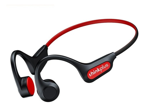 Auriculares Lenovo X3 Pro De Conducción Osea Negros Con Rojo