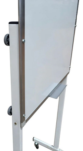 Cavalete Flip Chart C/ Rodas + Lousa Quadro Magnético 100x70