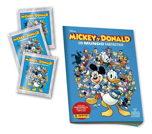 Álbum + 40 Sobres Mickey Y Donald.