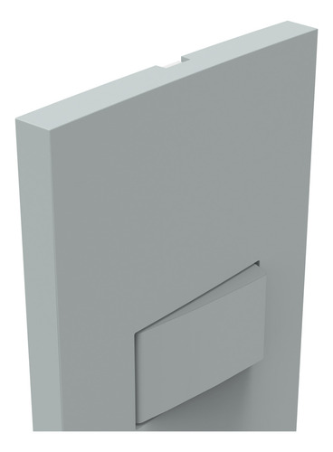 Cj Interruptor Simples 4x2 - Dubai Cinza Prata Fosco Cor Gris Corrente Nominal 10 A Voltagem Nominal 127220v