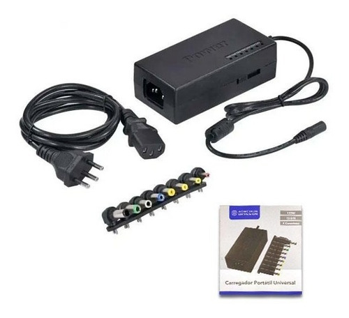 Imagen 2 de 3 de Cargador Adaptador Universal Para Laptop Computador 9 Marcas
