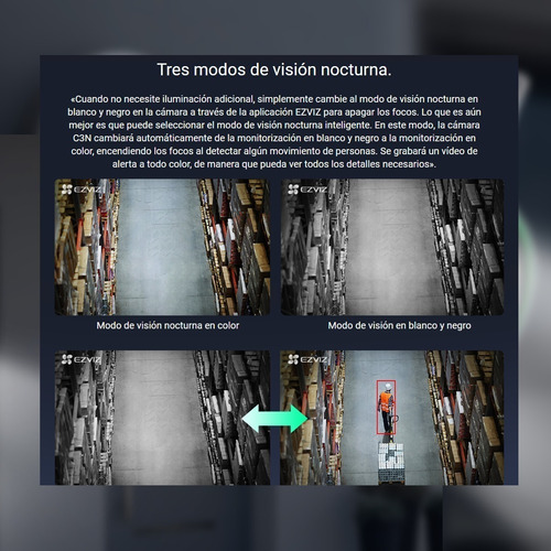 Imagen 10 de 10 de Cámara de seguridad Ezviz C3N 2.8mm con resolución de 2MP visión nocturna incluida blanca