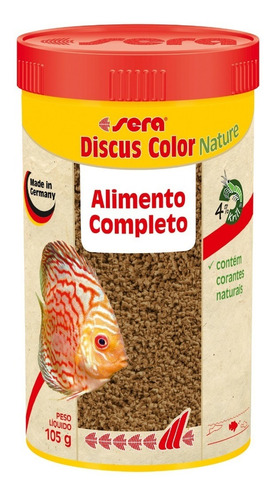 Ração Para Peixes Sera Discus Color Nature 105g