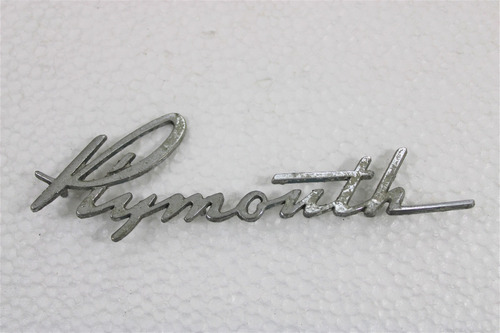 Emblema Plymouth Original Clasico Antiguo Palabra