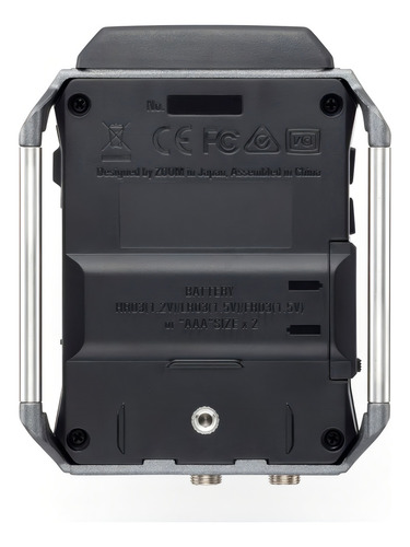 Gravador Zoom F1-lp Field Com Microfone Lapela Cor Preto 110V/220V