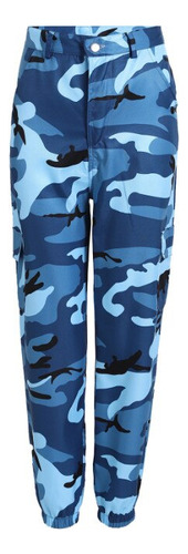 Camo Jeans Cargo Pantalones Casual Ejército Soldados