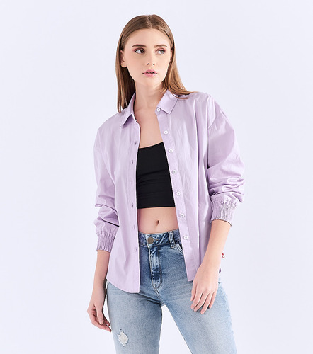 Blusa Camisera Para Mujer Manga Larga Unser