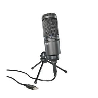 Microfone Condensador Cardioide Audio Technica At2020usb