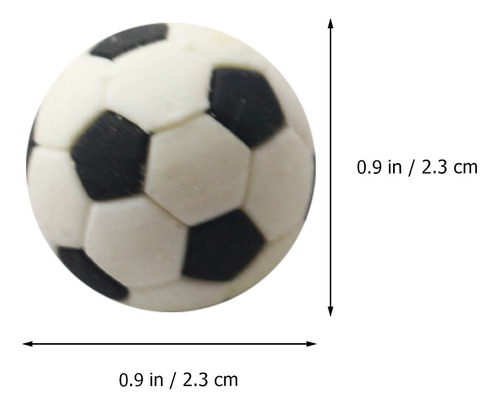 4 Peças De Bola De Futebol Em Miniatura Decoram Bolas De Fut