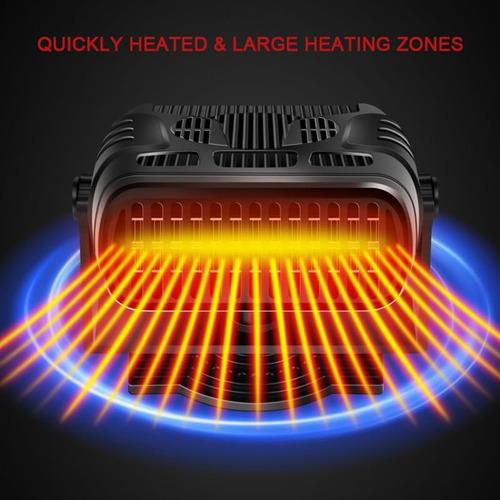 Ventilador De Aquecimento De Carro Universal 4 Em 1 12v