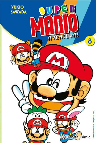 Super Mario Nãâº 08, De Sawada, Yukio. Editorial Planeta Cómic, Tapa Blanda En Español