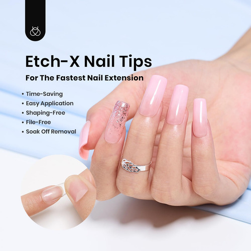 Puntas De Uñas De Gel De Escarabajos Extensión De Uñas Fácil