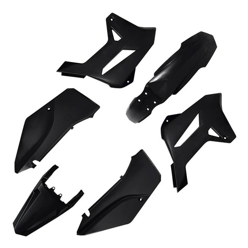 Kit Plastico Biker R1de Xr 250 Tornado - Preto