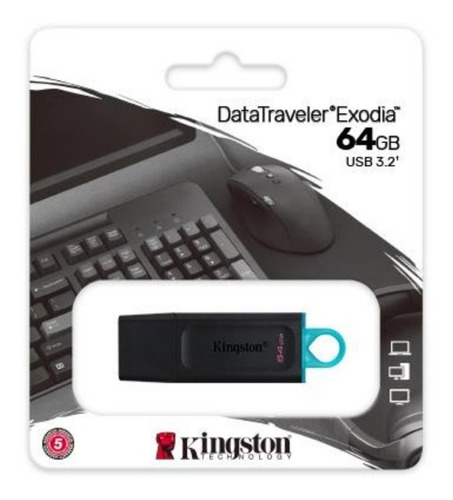 Pack X 10 Pendrive Kingston 64 Gb Usb 3.2 Somos Mayoristas