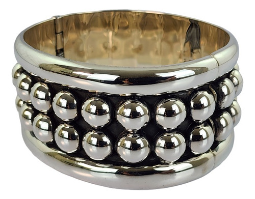 Brazalete De Casquillas Especial De Plata 925 Para Hombre